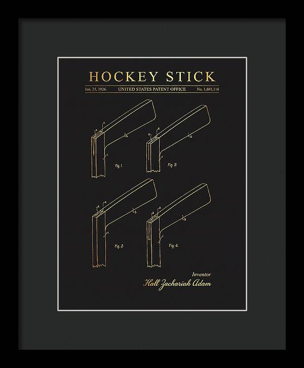 Hockey Stick Gold Patent Us1601116a