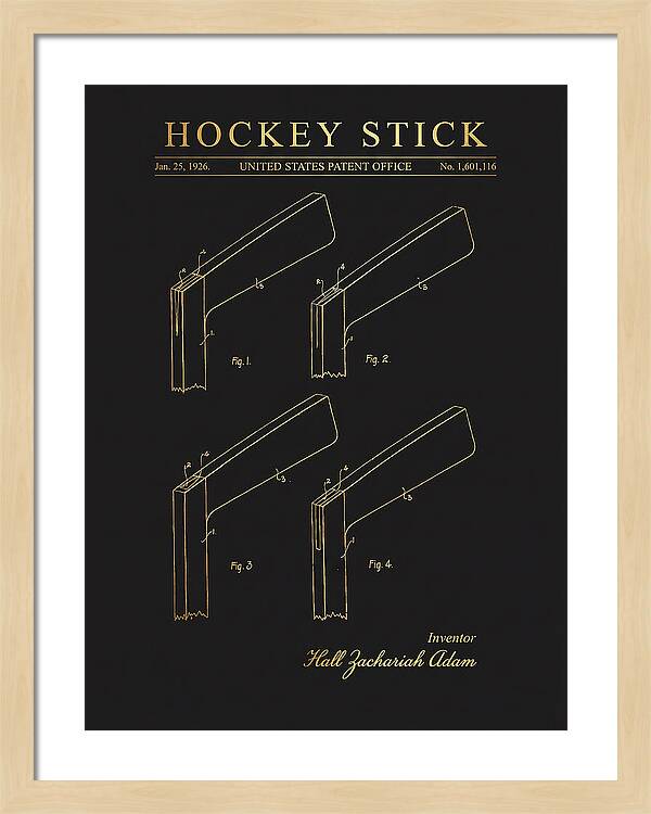 Hockey Stick Gold Patent Us1601116a