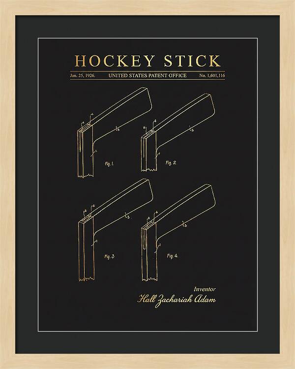 Hockey Stick Gold Patent Us1601116a