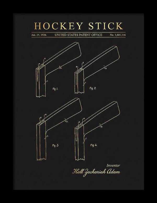 Hockey Stick Gold Patent Us1601116a