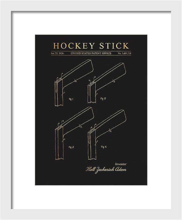 Hockey Stick Gold Patent Us1601116a