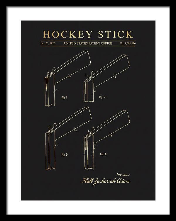 Hockey Stick Gold Patent Us1601116a