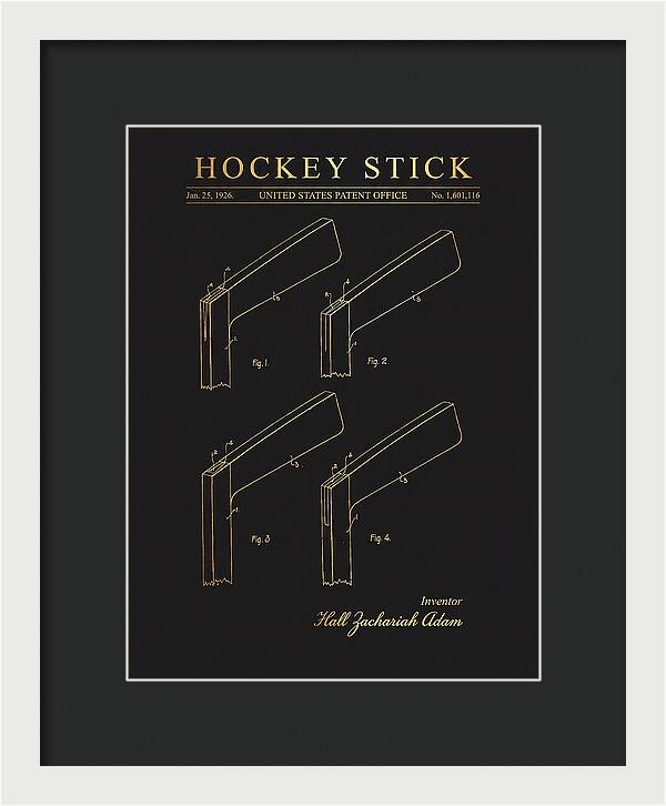 Hockey Stick Gold Patent Us1601116a