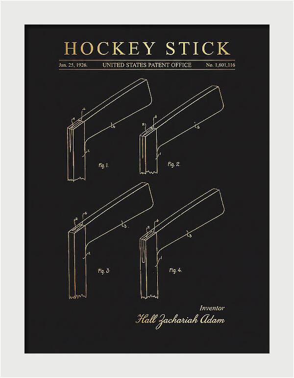 Hockey Stick Gold Patent Us1601116a