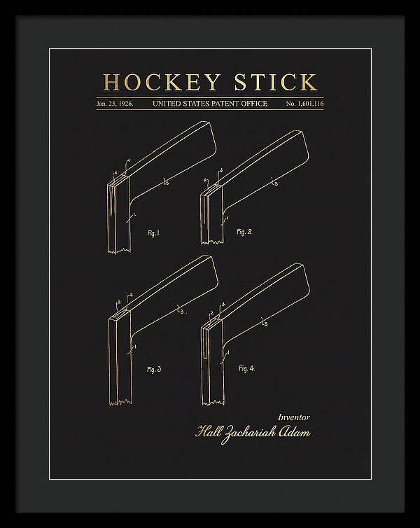 Hockey Stick Gold Patent Us1601116a