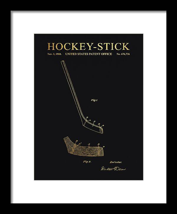 Hockey Stick Gold Patent Us676736a