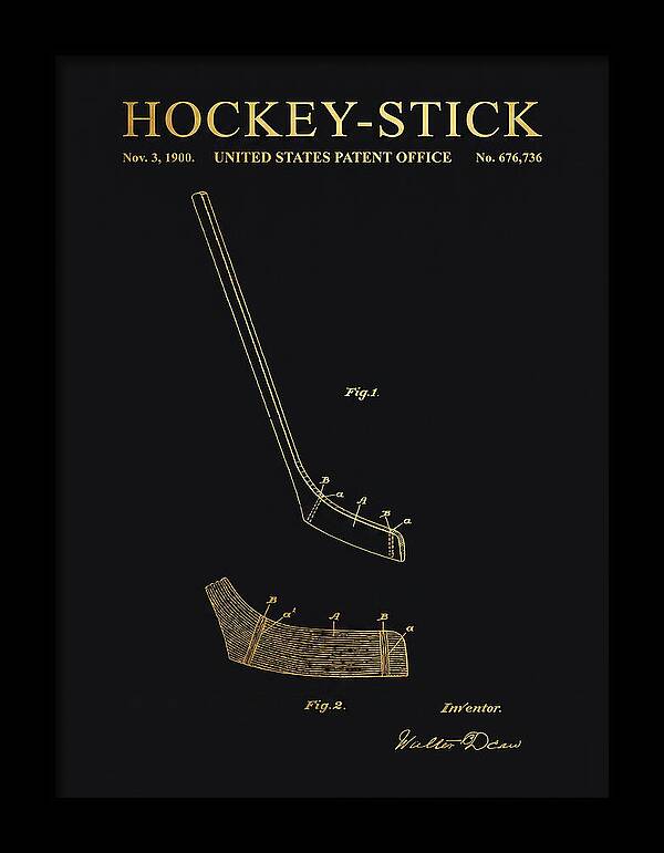 Hockey Stick Gold Patent Us676736a