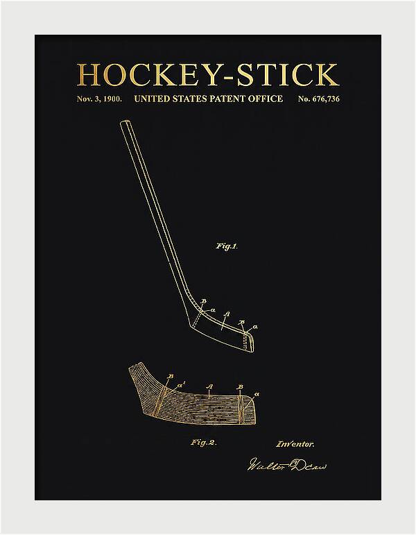 Hockey Stick Gold Patent Us676736a
