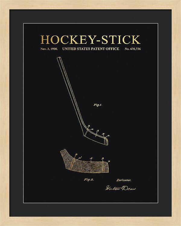 Hockey Stick Gold Patent Us676736a