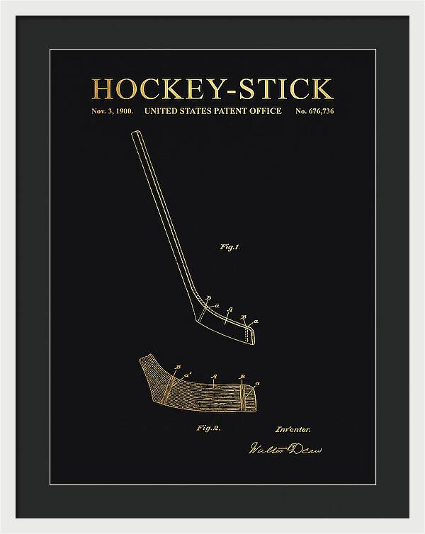 Hockey Stick Gold Patent Us676736a