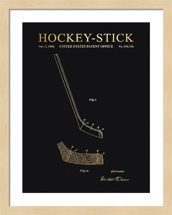 Hockey Stick Gold Patent Us676736a