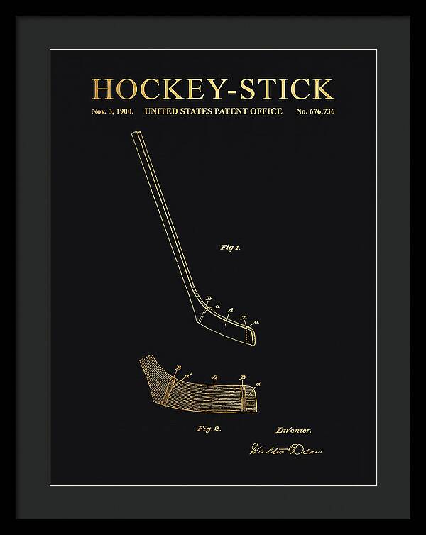 Hockey Stick Gold Patent Us676736a