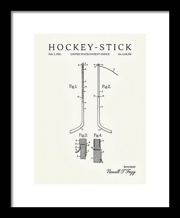 Hockey Stick Minimalist Patent Us1143376a
