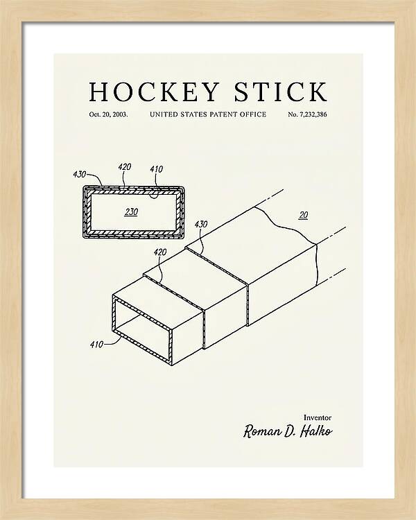 Hockey Stick Minimalist Patent Us7232386b2