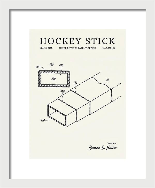 Hockey Stick Minimalist Patent Us7232386b2