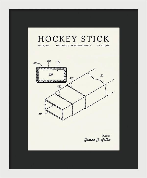 Hockey Stick Minimalist Patent Us7232386b2