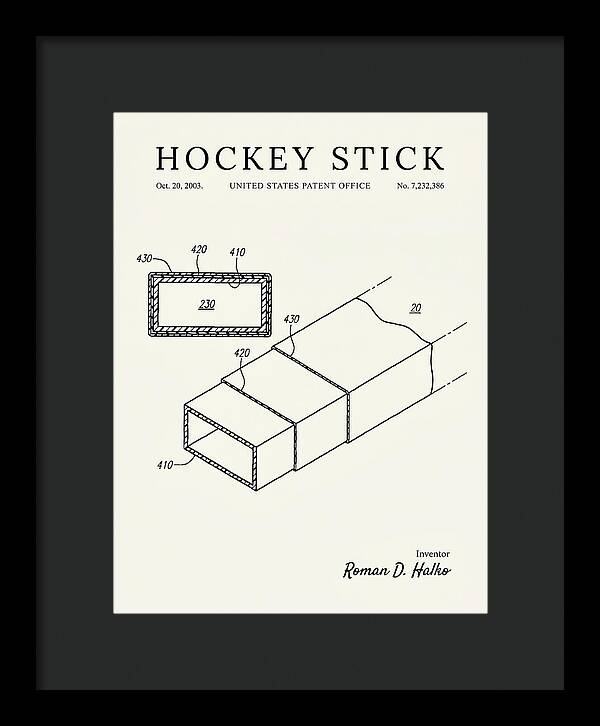 Hockey Stick Minimalist Patent Us7232386b2