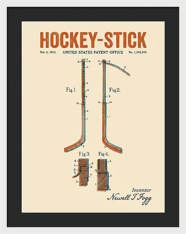 Hockey Stick Retro Patent Us1143376a