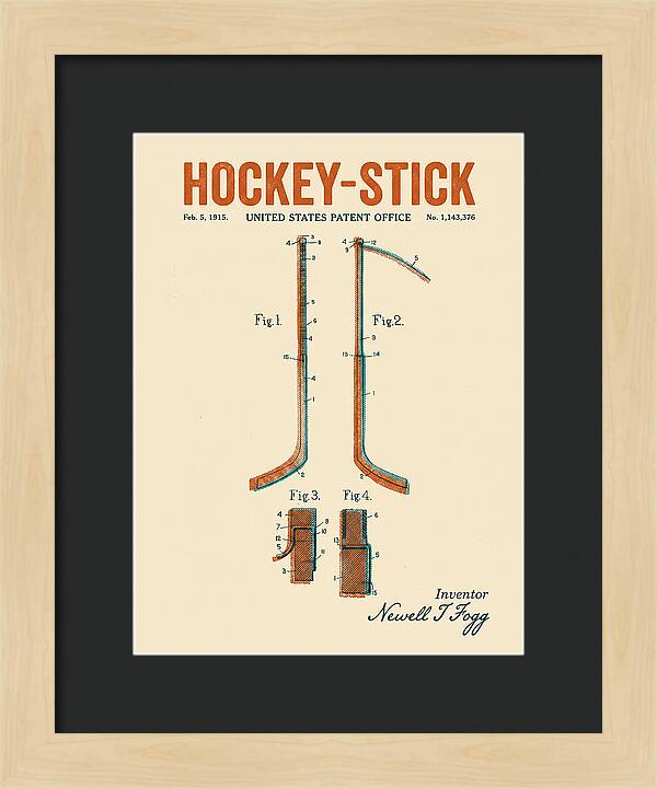 Hockey Stick Retro Patent Us1143376a