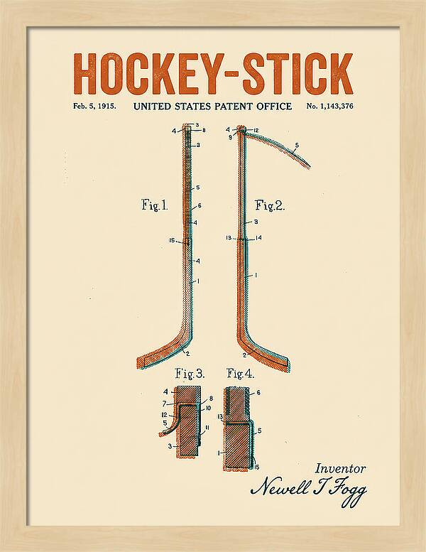 Hockey Stick Retro Patent Us1143376a