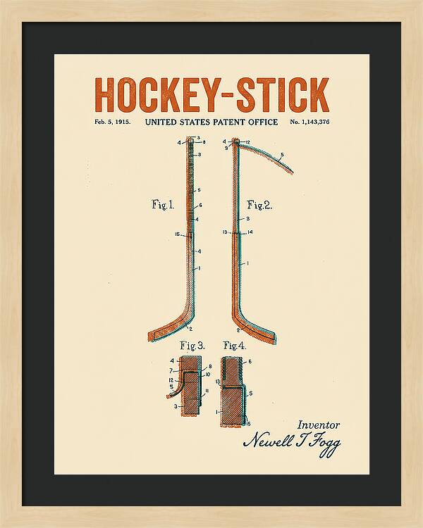 Hockey Stick Retro Patent Us1143376a