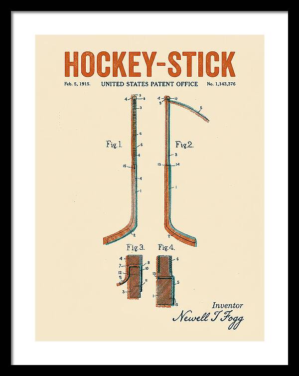 Hockey Stick Retro Patent Us1143376a