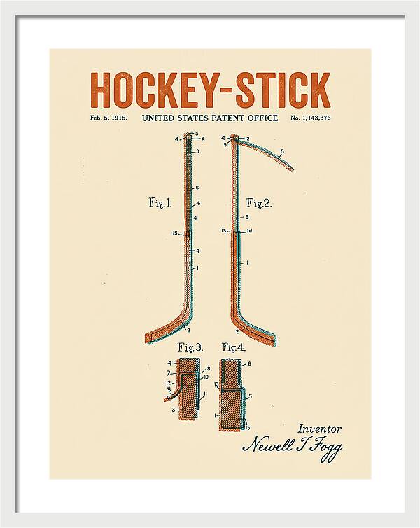 Hockey Stick Retro Patent Us1143376a