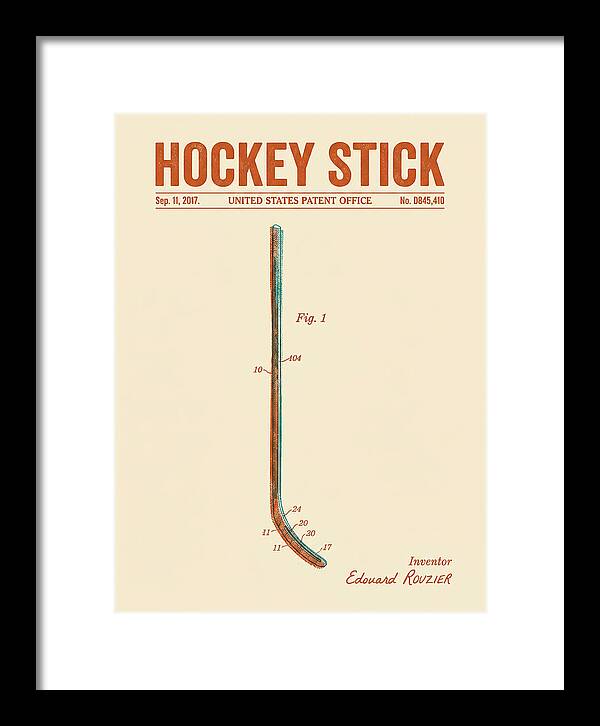 Hockey Stick Retro Patent Usd845410s1