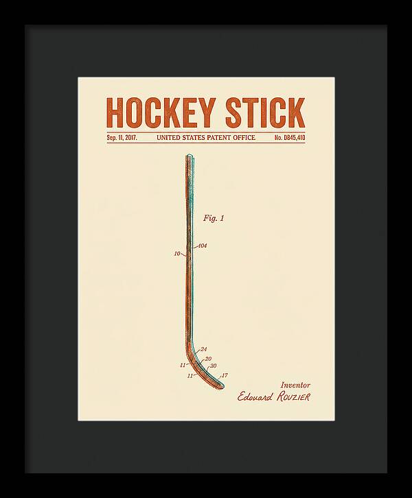 Hockey Stick Retro Patent Usd845410s1