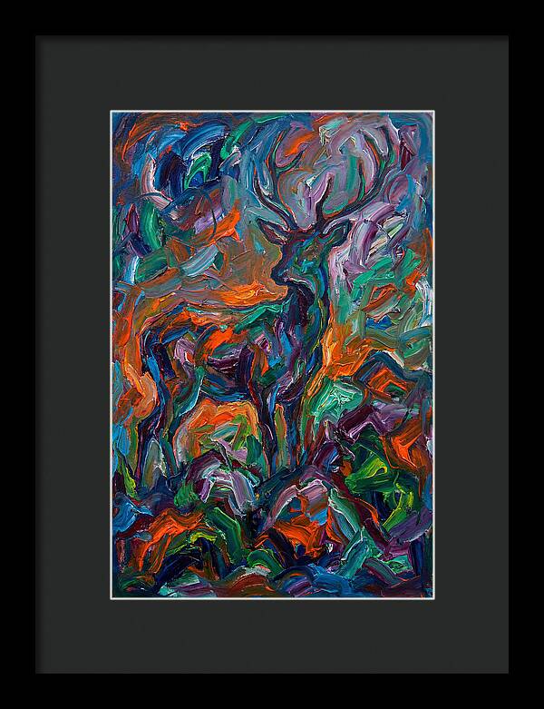 Hog Deer In Expressionist Style