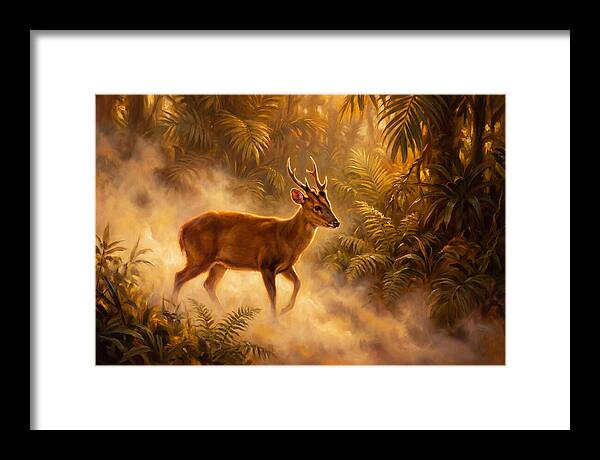 Hog Deer In Forest