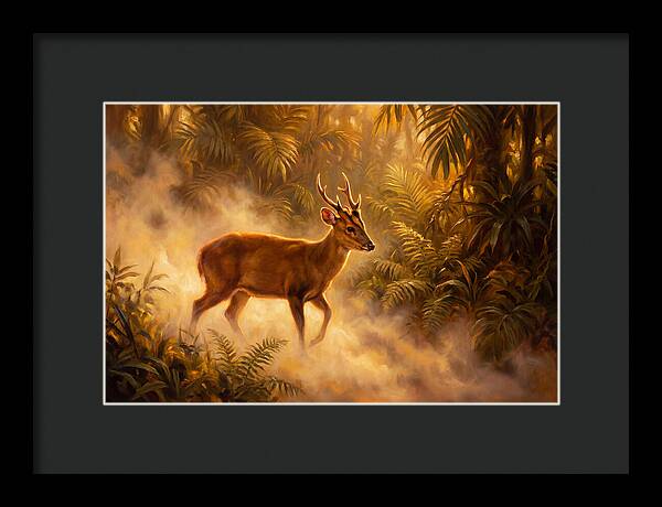 Hog Deer In Forest