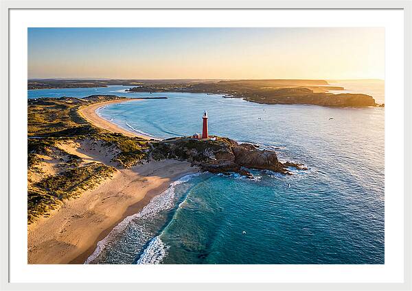 Holland Harbor Light At Sunset