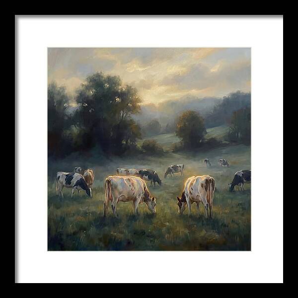 Holstein Cattle Grazing