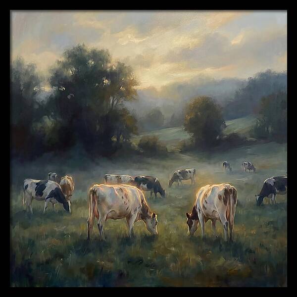 Holstein Cattle Grazing