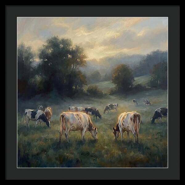 Holstein Cattle Grazing