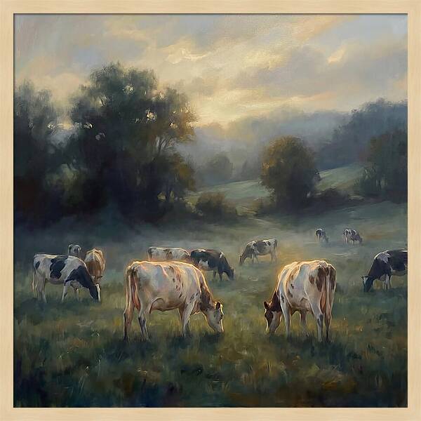Holstein Cattle Grazing