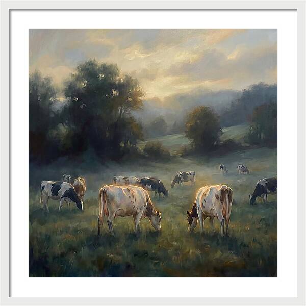 Holstein Cattle Grazing