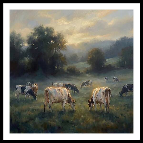 Holstein Cattle Grazing
