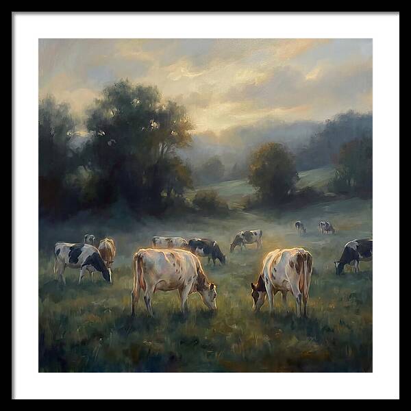 Holstein Cattle Grazing