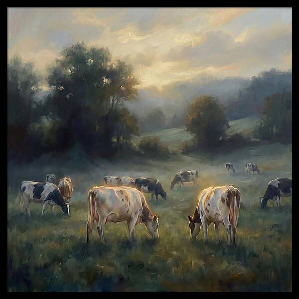 Holstein Cattle Grazing