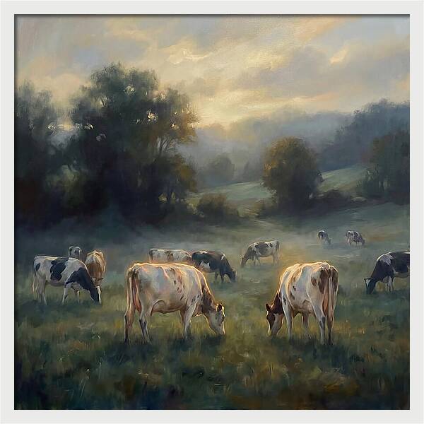 Holstein Cattle Grazing