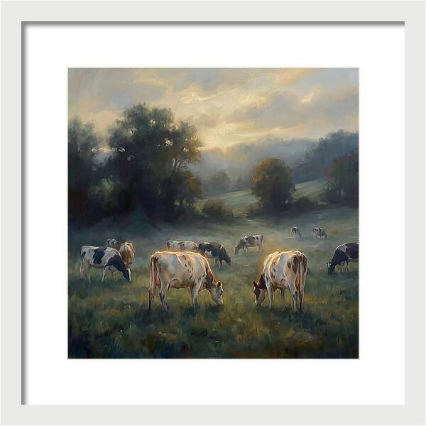 Holstein Cattle Grazing