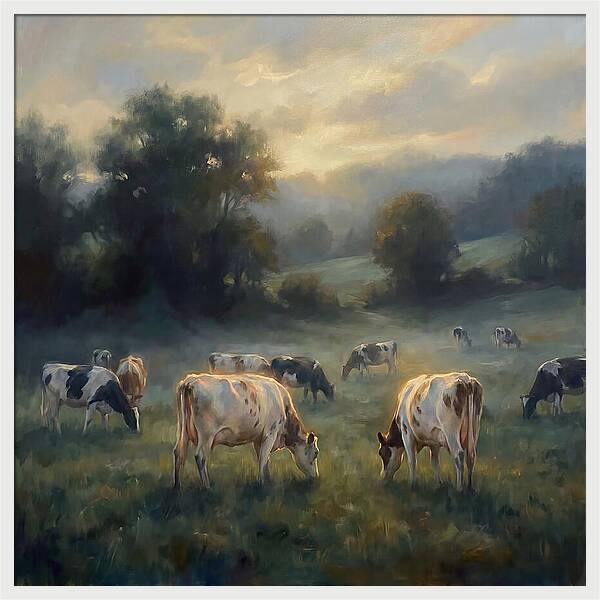 Holstein Cattle Grazing