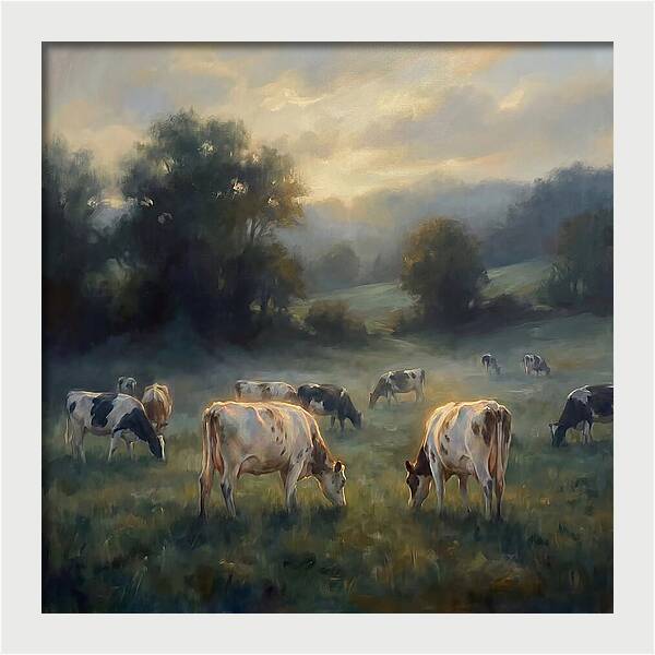 Holstein Cattle Grazing