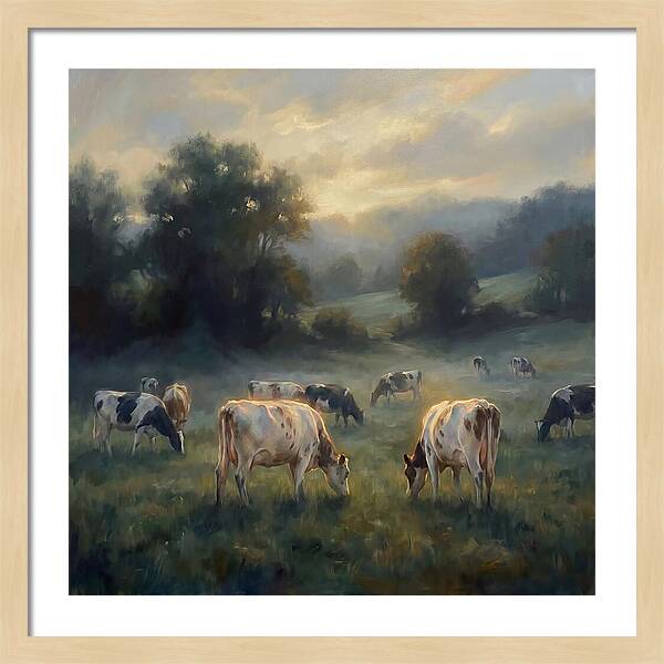 Holstein Cattle Grazing