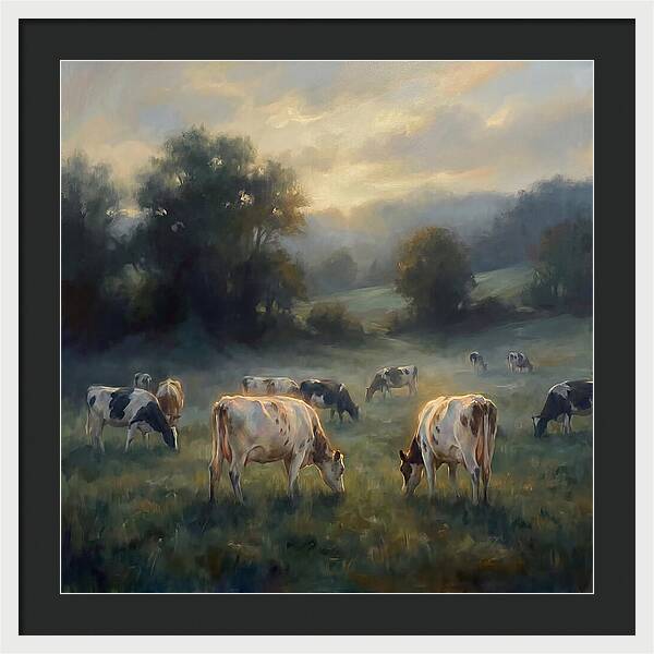 Holstein Cattle Grazing