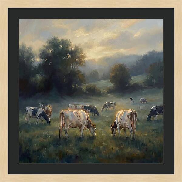 Holstein Cattle Grazing