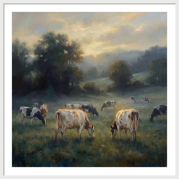 Holstein Cattle Grazing