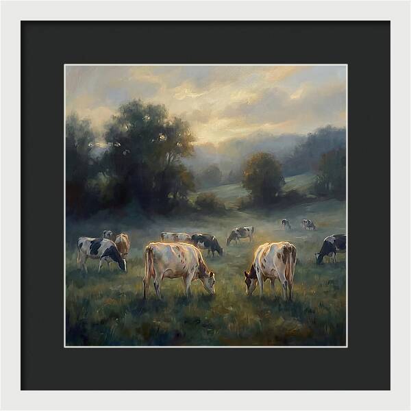 Holstein Cattle Grazing